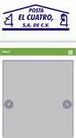 Mobile Screenshot of postaelcuatro.com.mx